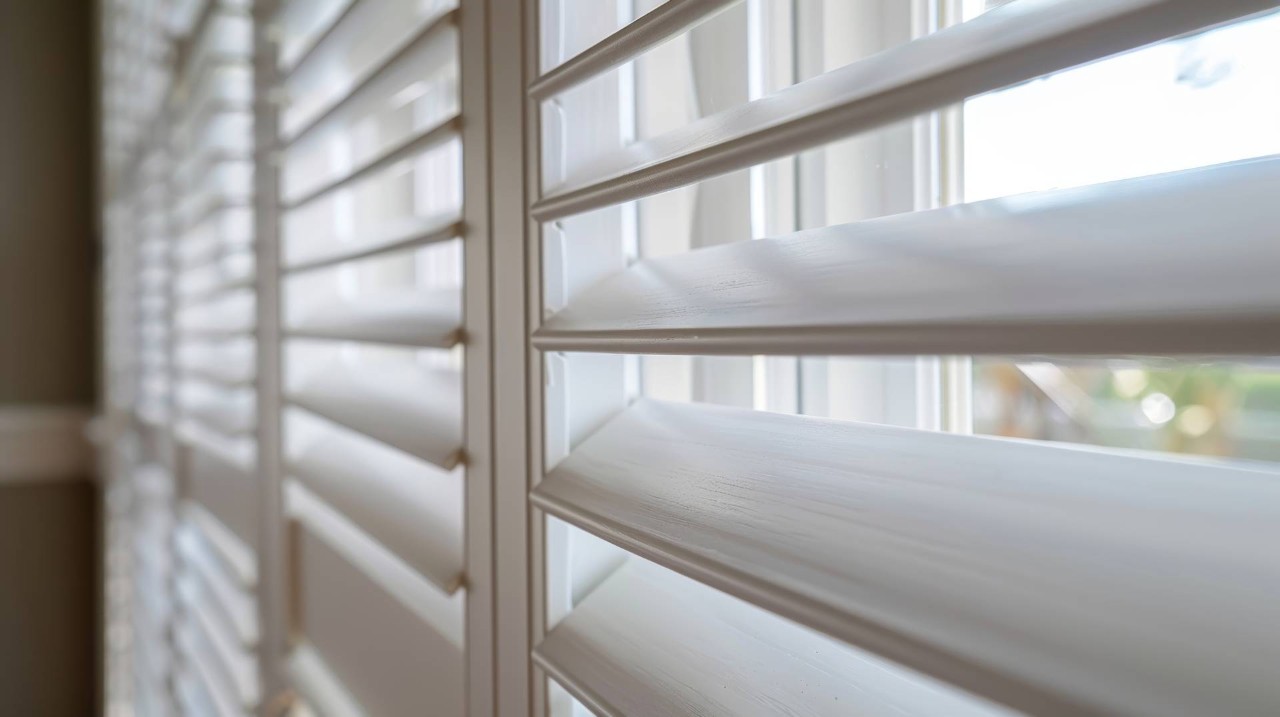 Custom plantation shutters in a home near Saint George, UT
